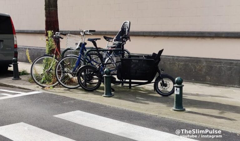 Un Muli ST bakfiets pas plus grand qu'un vélo normal Un Muli ST bakfiets pas plus grand qu'un vélo normal