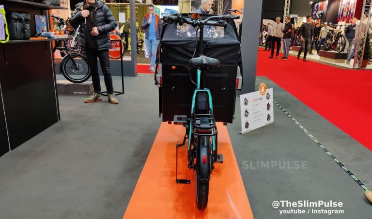 Vélo cargo électrique compact de la marque allemande ISY